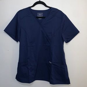 CHEROKEE navy 2 pocket scrub top